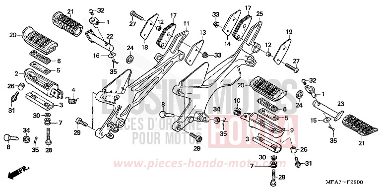 STUFE von CBF1000 ABS QUASAR SILVER METALLIC (NHA48) von 2006